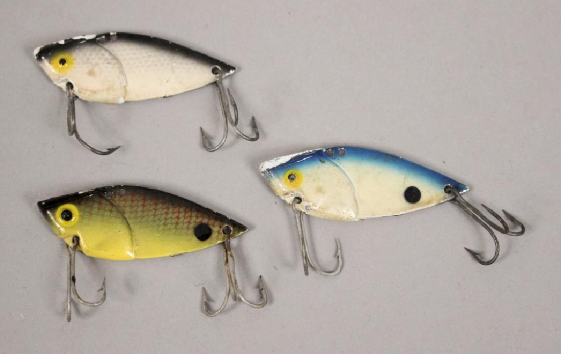 3 Fishing Lures: Measure approximately 2" each. [KVA 175]