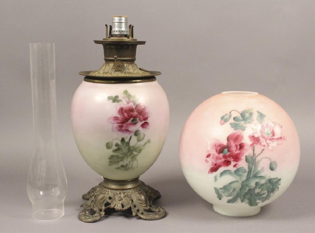 Gone with the Wind Electric Hurricane Lamp: [TJC 222]