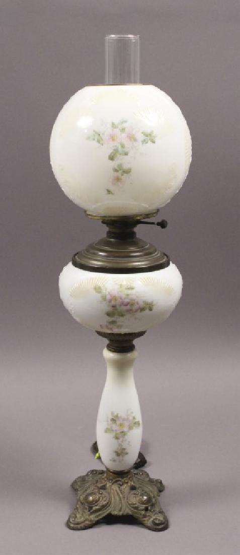 Vintage 3 Tier Gone with the Wind Electric Lamp (1 of 8)