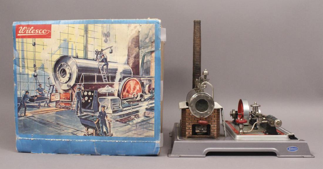 vintage wilesco steam engine