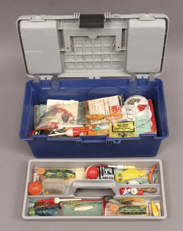 Fishing Tackle Box with Lures - Bobbers: [RMP 3588]