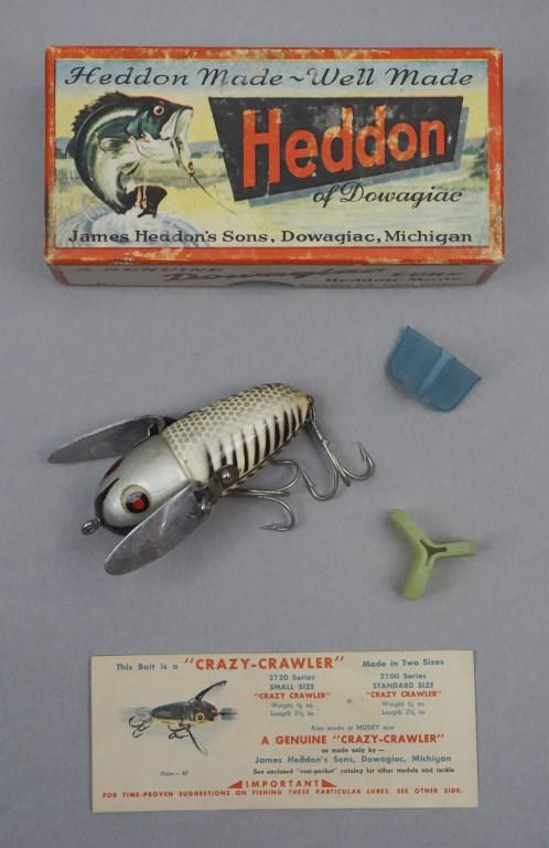 Heddon Crazy Crawler 2120 XRS Fishing Lure in Box: Also has paper. [MAB 233]