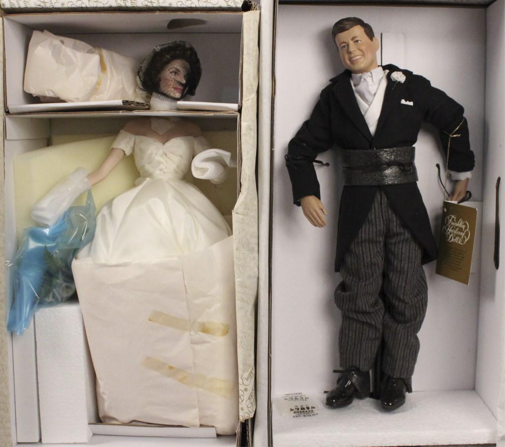 Franklin Mint Porcelain Dolls - Jackie O & JKF (1 of 12)
