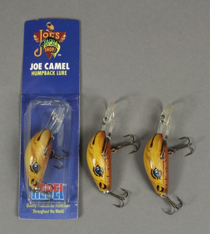 3 Joe's Tackle Shop - Joe Camel Humpback Lures: [RMP 3344]