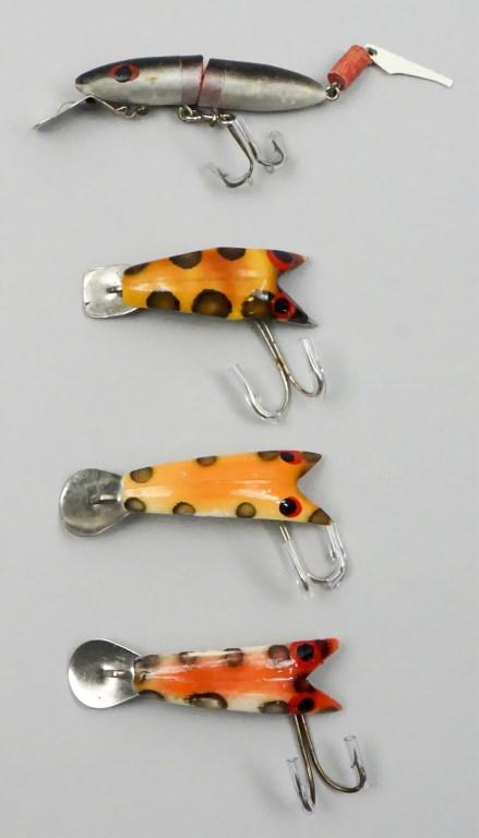 Bud Stewart Jointed & Crawdad Fishing Lures: [MAB 358]