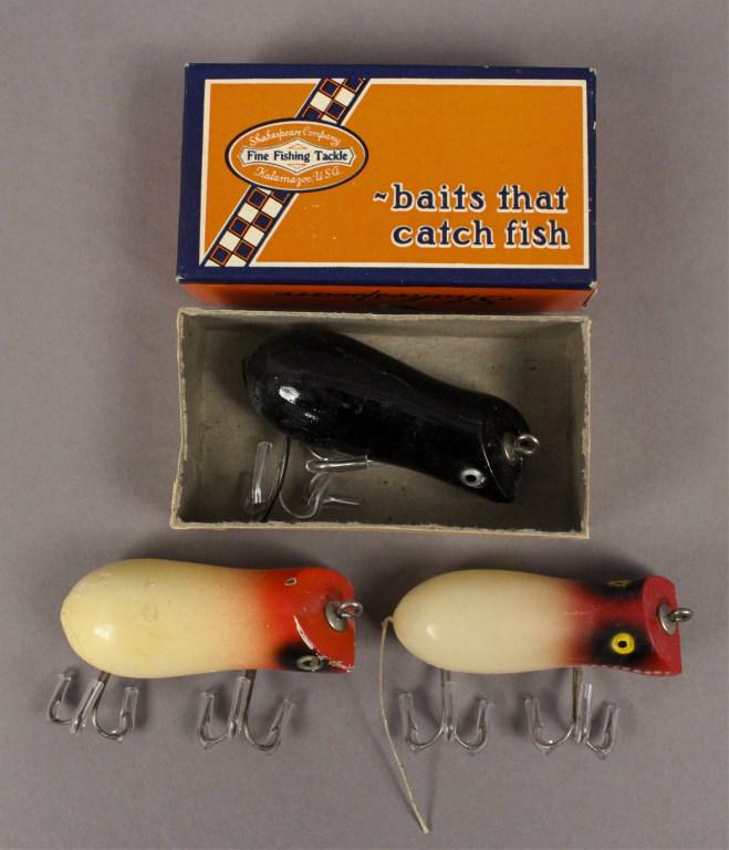 3 Shakespeare Mice Fishing Lures & a Box: [RMP 3303]