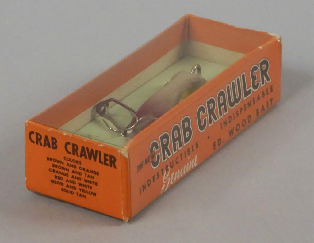 Ed. Wood Crab Crawler Fishing Lure in Box: [MAB 695]