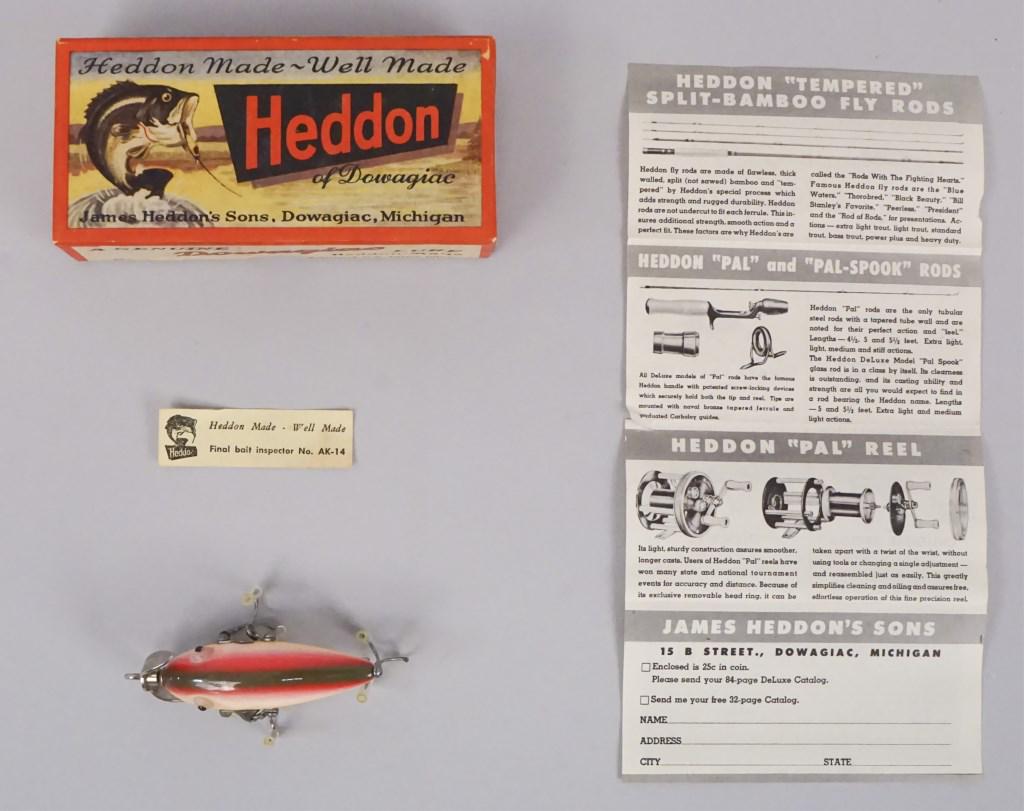Heddon Baby Dowagiac 20-RB Fishing Lure in Box: [MAB 709]