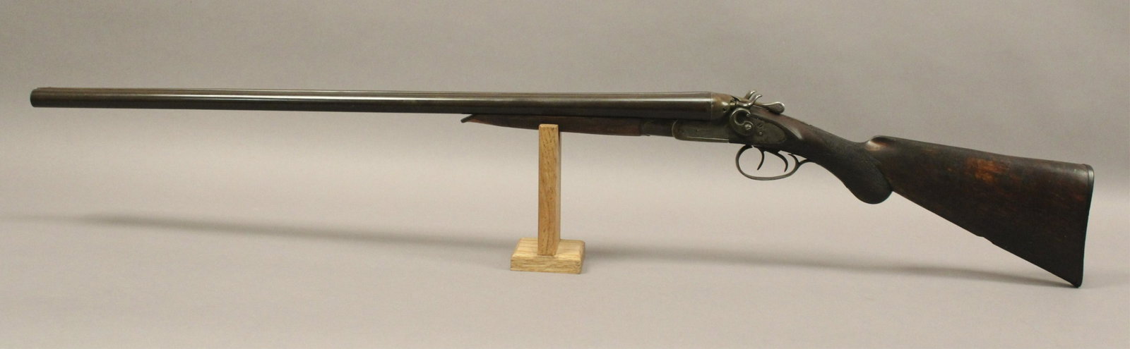 J. J. Weston Double Barrel 16 Gauge Shotgun: Belgium Laminated Steel. J. J. Weston was a trade name used on shotguns made by Crescent Fire Arms Company of Norwich, CT and Henri Pieper of Liege, Belgium. All guns have been cleaned and oiled. [POM