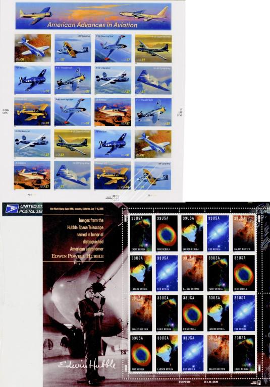 Aviation & Space U.S. Stamp Sheets (1 of 4)