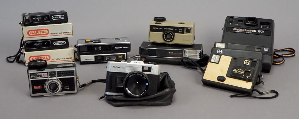 Assorted Untested Kodak Instamatic Cameras: Assorted Untested Kodak Instamatic Cameras. Cindy Sherman. Robert Frank. Eliot Porter. Imogen Cunningham. Frans Lanting. Paul Strand. Weegee. Richard Avedon. Don McCullin. Edward Western. Man Ray. Dav