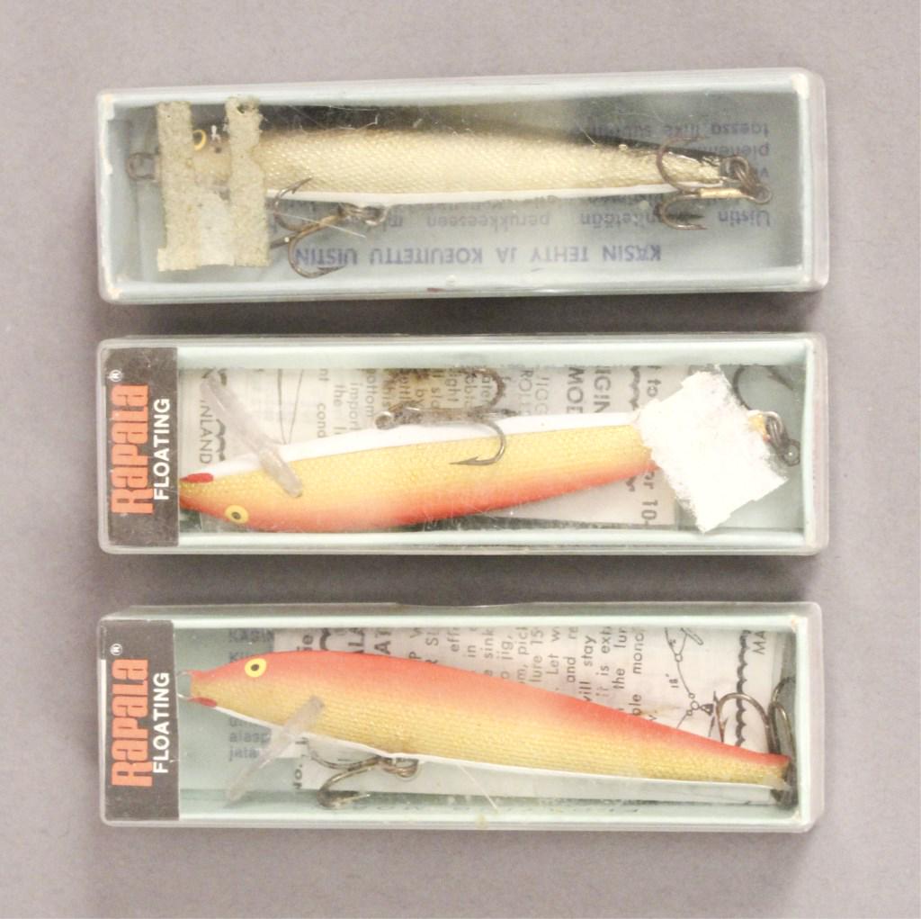 3 Rapala Fishing Lures - 9 GFR - 9 G in Boxes: [RMP 3642]