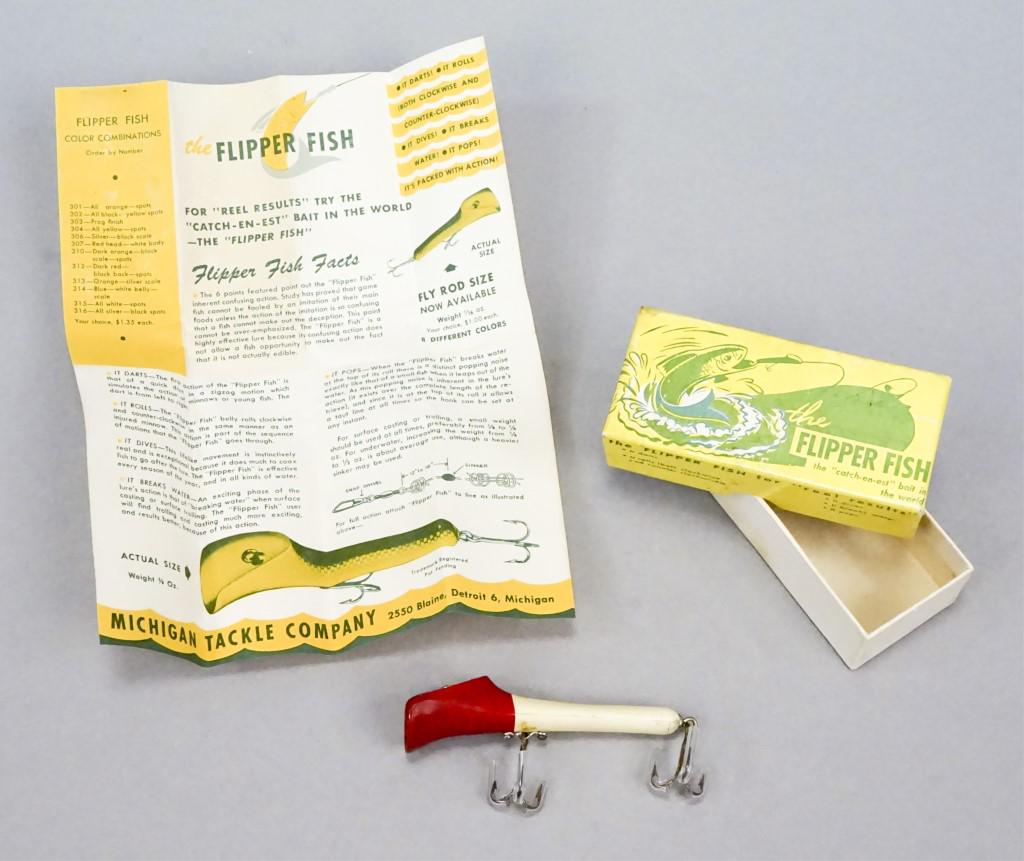 The Flipper Fish Fishing Lure Model #307 with Box: [RMP 3637]