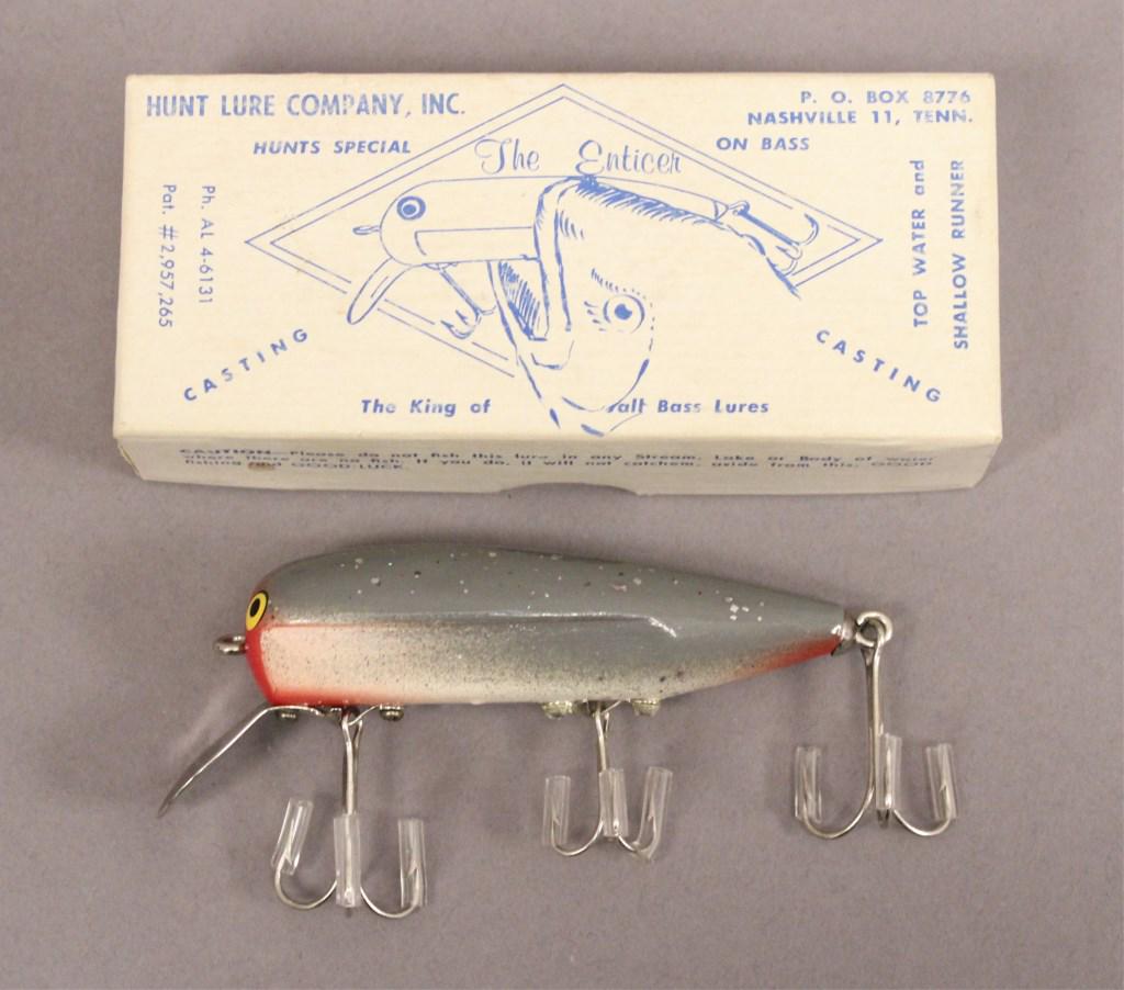 Hunt Lure Co. The Enticer Fishing Lure in Box: [MAB 733]