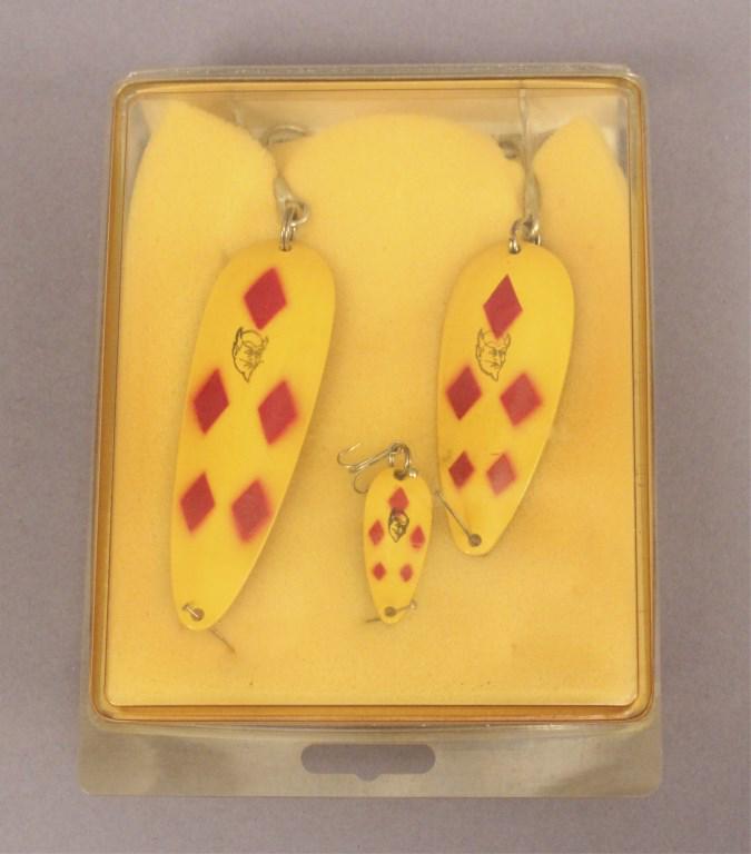 Lou Eppinger Daredevle Kit #17 Fishing Lures: New, never in water. [MAB 791]