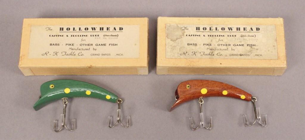 2 R - K Hollowhead Fishing Lures with Boxes: [MAB 793]