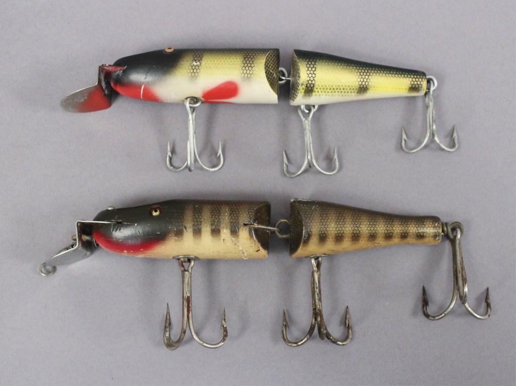 2 Creek Chub Pikie Jointed Fishing Lures: [MAB 816]