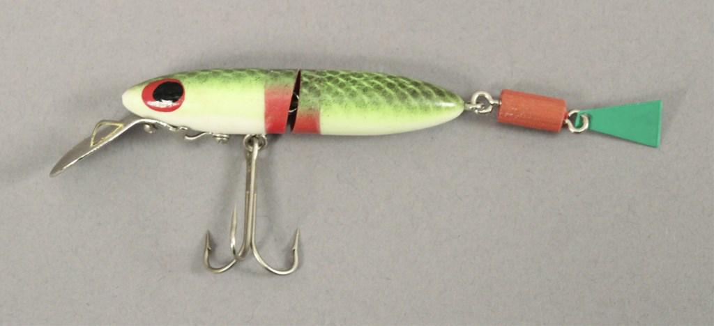 Vintage Bud Stewart Jointed Fishing Lure: [MAB 857]
