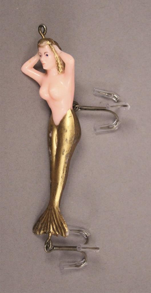 antique mermaid fishing lure Vintage Stream Eze Inc Black Virgin In Box For Sale Vintage Stream Eze Yellow Flyrod