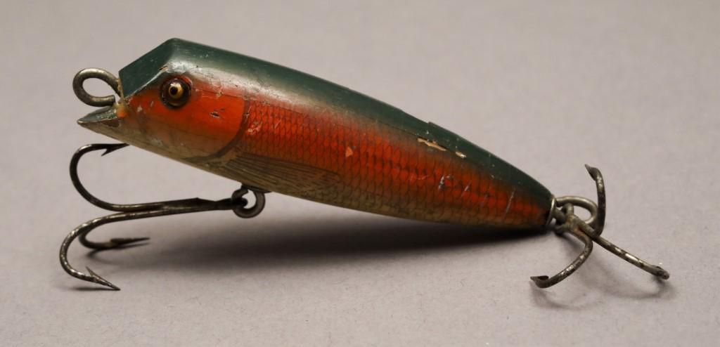 Vintage Jim Dandy Fishing Lure - Glass Eyes: [MAB 2003]