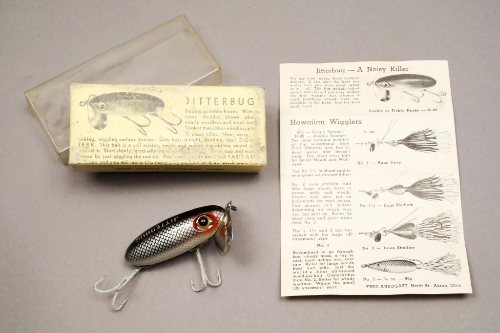 Fred Arbogast Jitterbug Lure with Box & Papers: [MAB 2037]