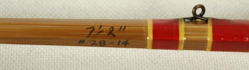 Custom Hand Made Michigan Au Sable River Fly Rod: New, Custom Hand Made Double Wrap Michigan Au Sable River 7' 2" Fly Fishing Rod. Near Michigan’s famous Au Sable River trout streams, Pace & Hong Auctions is the exclusive Michigan auction house rep