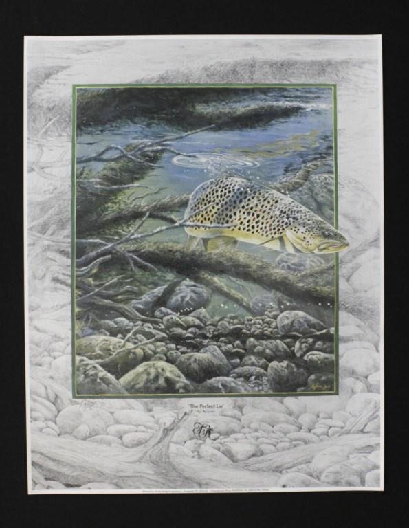 'The Perfect Lie' by Ad Swier Signed Artist Print: 'The Perfect Lie' by Ad Swier Signed Artist Print. #250 out of 500, measures approximately 23 1/2" by 18 1/4. [COD 250-500]