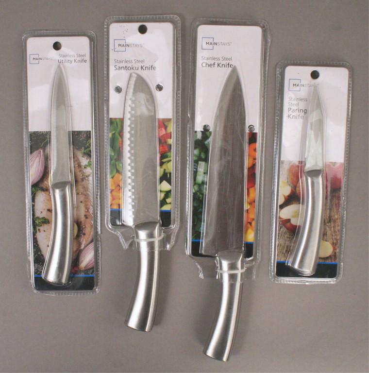 Mainstays Stainless Steel Knives New in Packages (1 of 3)