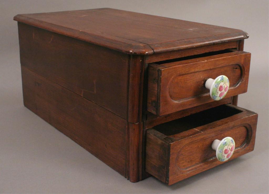 Decorative Wooden Drawers w/ Cherry Pattern Knobs (1 of 3)