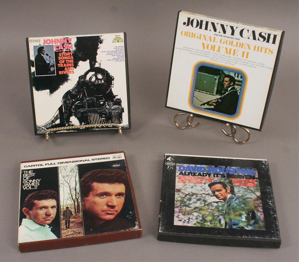 4 Rare 4-Tracks Albums- Johnny Cash & More! (1 of 3)