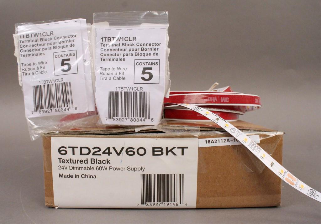 LED Strip Lights w/ Power Supply & Connectors (1 of 2)