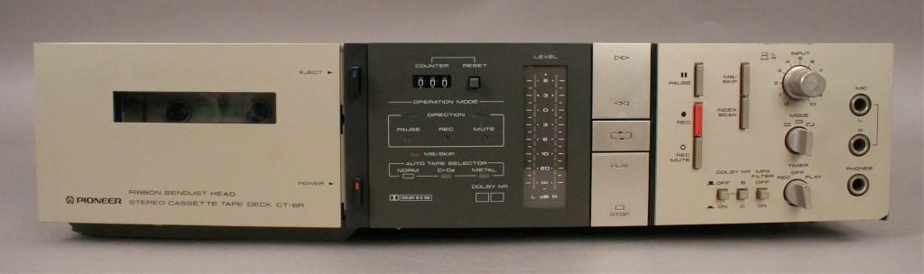 Pioneer Stereo Cassette Tape Deck Ct 6r Pioneer Stereo Cassette Tape Deck Ct 6r