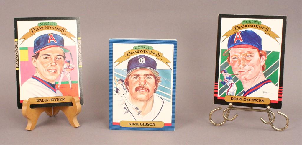 3 Sets of Diamond Kings Baseball Cards 1985-1986 (1 of 3)
