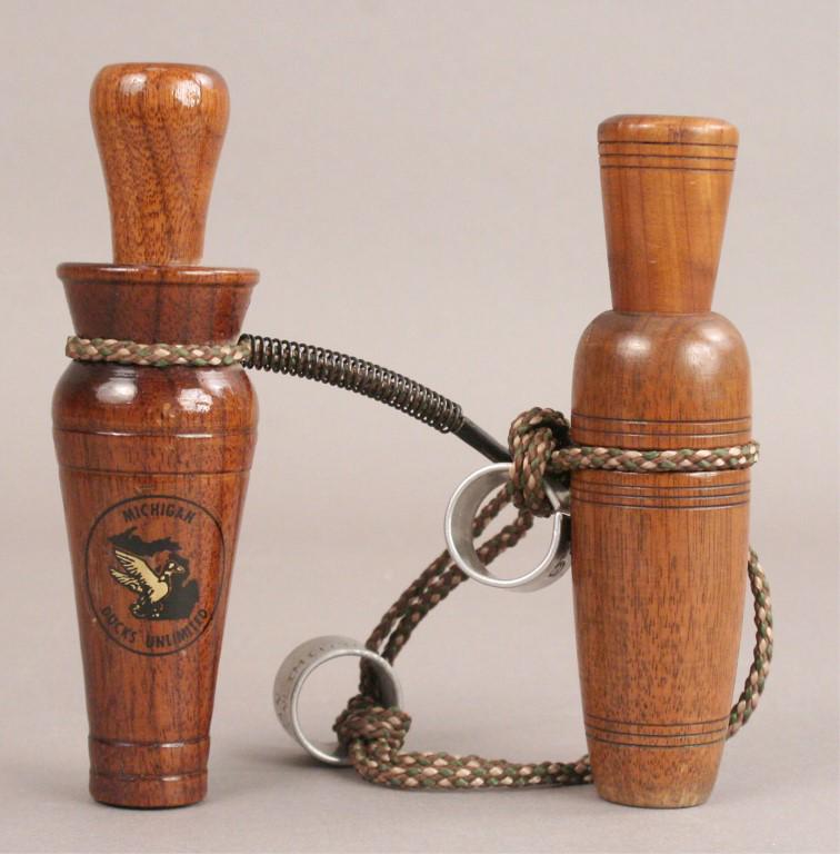 2 Michigan Ducks Unlimited 99 Duck Calls (1 of 3)