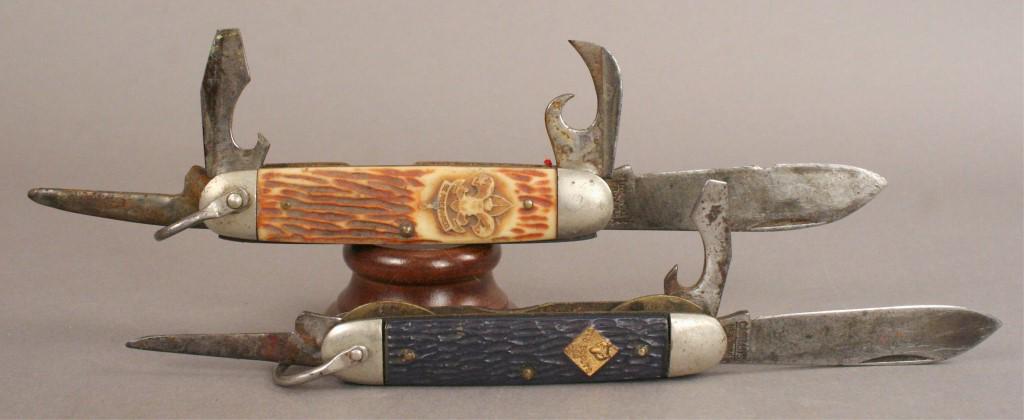 2 Vintage Boy Scout Multi - Tool Pocket Knives (1 of 4)