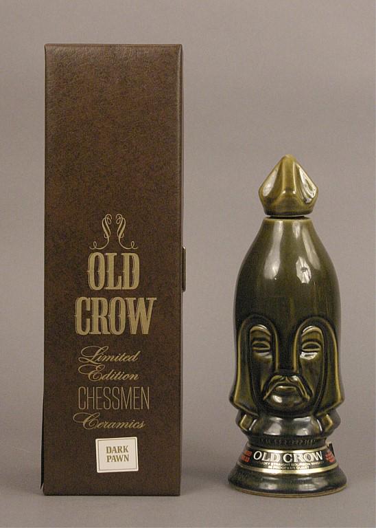 Old Crow Chessman Decanter - Dark Pawn (1 of 5)