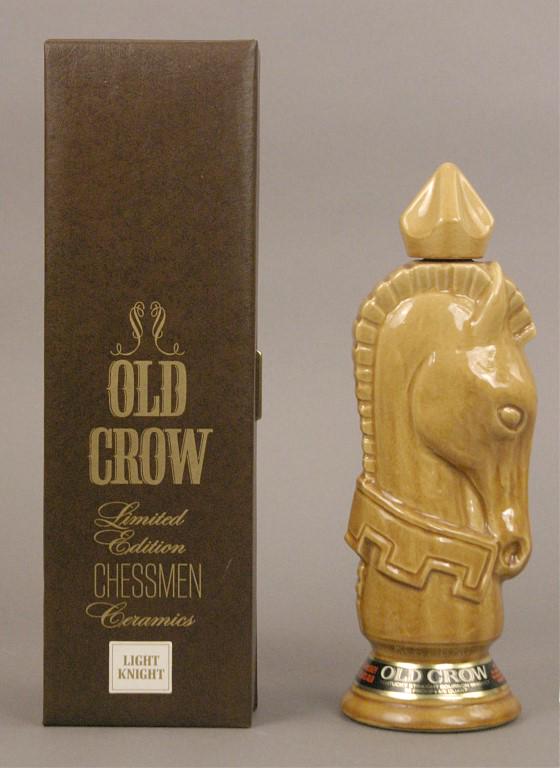 Old Crow Chessman Decanter - Light Knight (1 of 6)