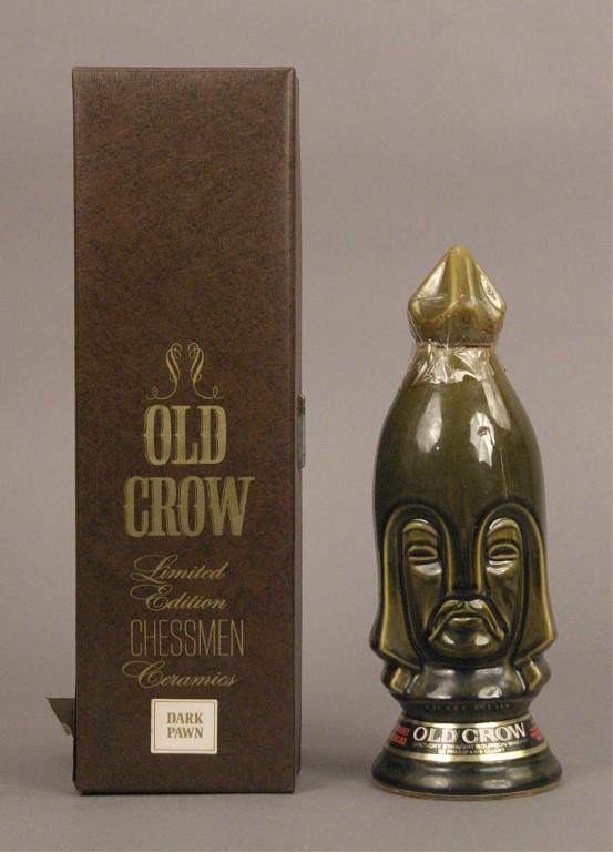 Old Crow Chessman Decanter - Dark Pawn (1 of 7)
