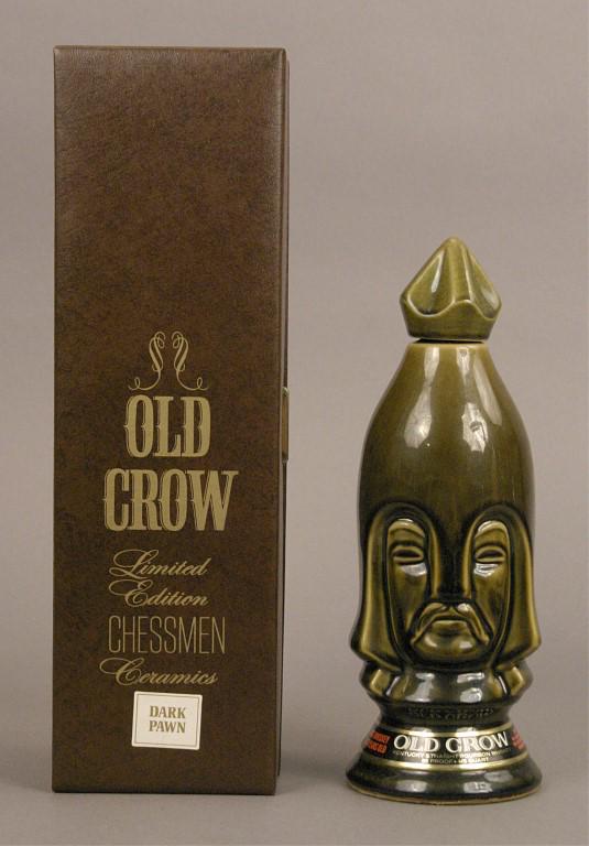 Old Crow Chessman Decanter - Dark Pawn (1 of 5)