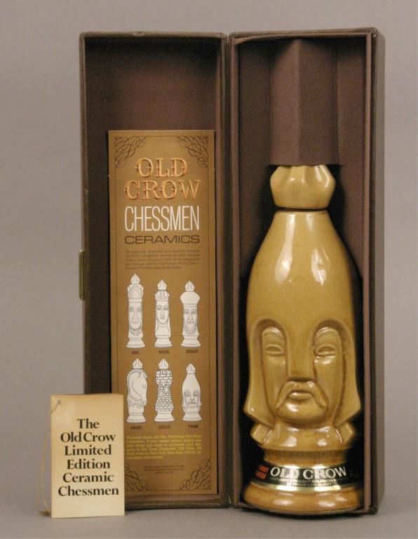 Old Crow Chessman Decanter - Light Pawn (1 of 5)
