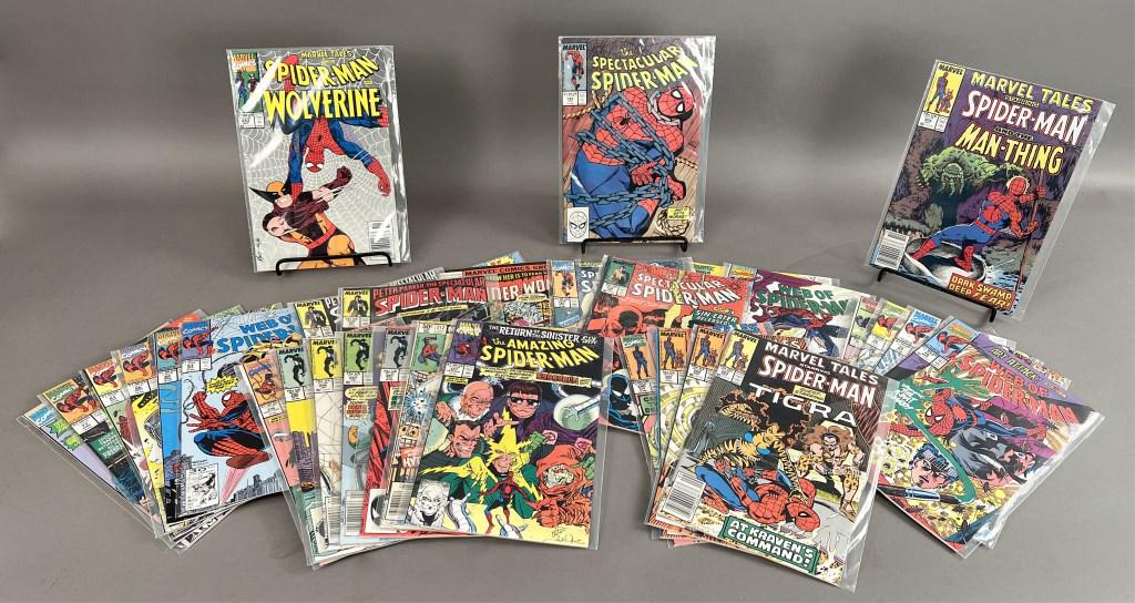30 Various Spiderman Comics From 1980's-1990's (1 of 5)