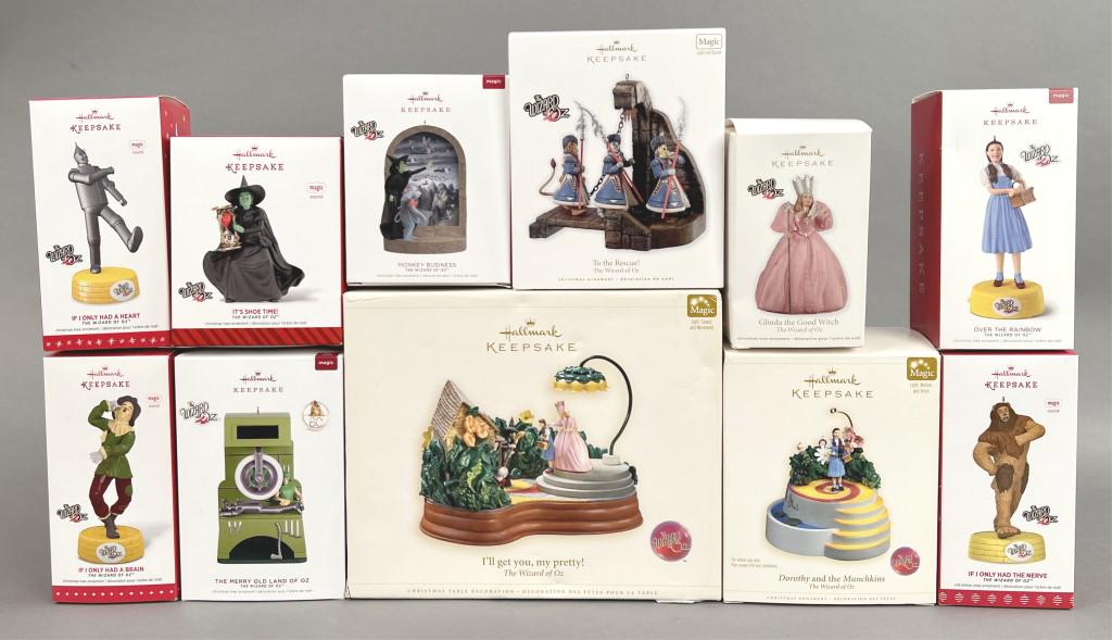 11 Wizard of Oz Hallmark Ornaments - 2000's (1 of 3)