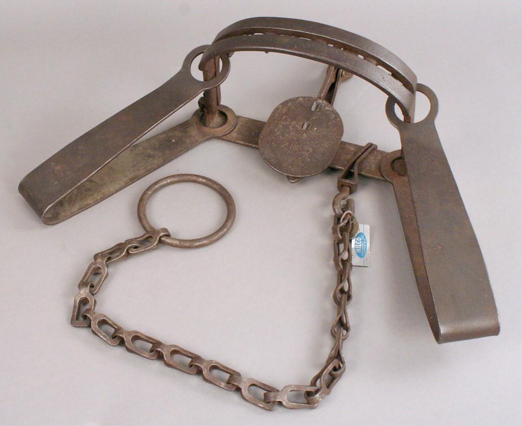 Triumph High Grip 415-X Dual Spring Animal Trap: Shows some signs of aging. Equal tension in springs. Over the next few months, we will be offering one of the country’s largest and most unique personal collection of traps of all types: bear traps 