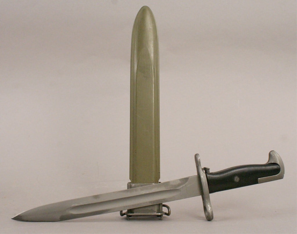 WWII AFH US Military Bayonet with Sheath: More military and knives later in the auction. Check them out! [TKJ 338]