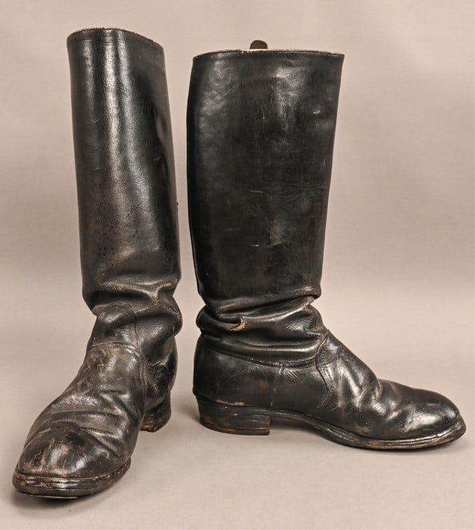 WWII German Officer Leather Boots: [ABU 283]