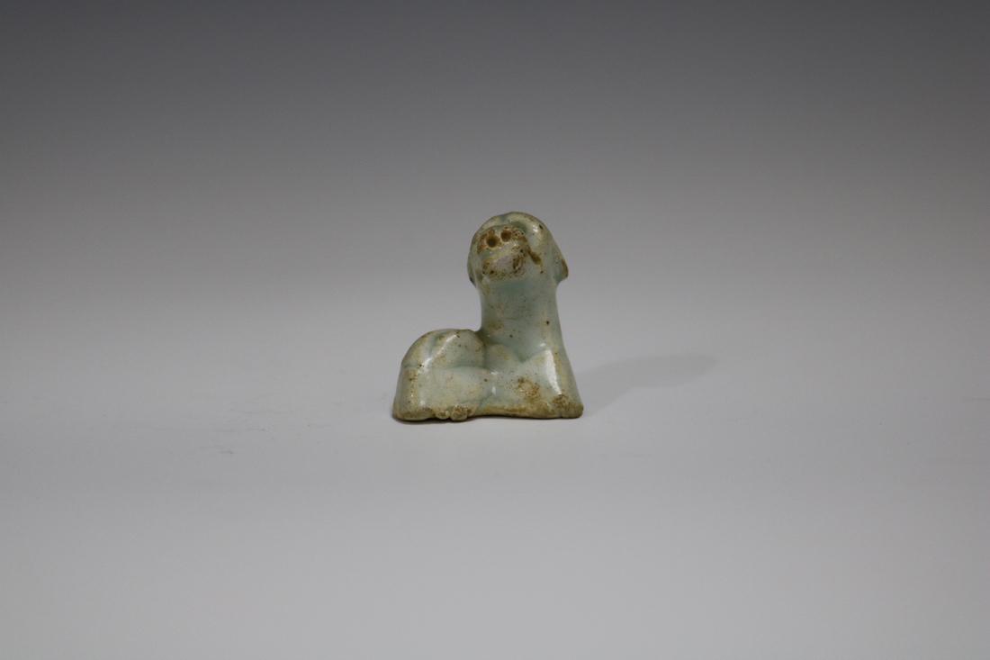 A Yingqing Ware Dog Sculpture (1 of 6)