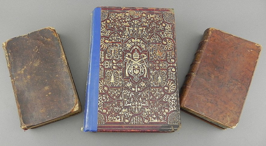 Group of 3 Books: "L'Annee Affective, Ou Sentimens Sur L'Amour De Dieu", published in Paris, 1780. "The Reign of Grace, From Its Rise To Its Consummation" by Abraham Booth, published in London, 1795. "the Nine Books Of