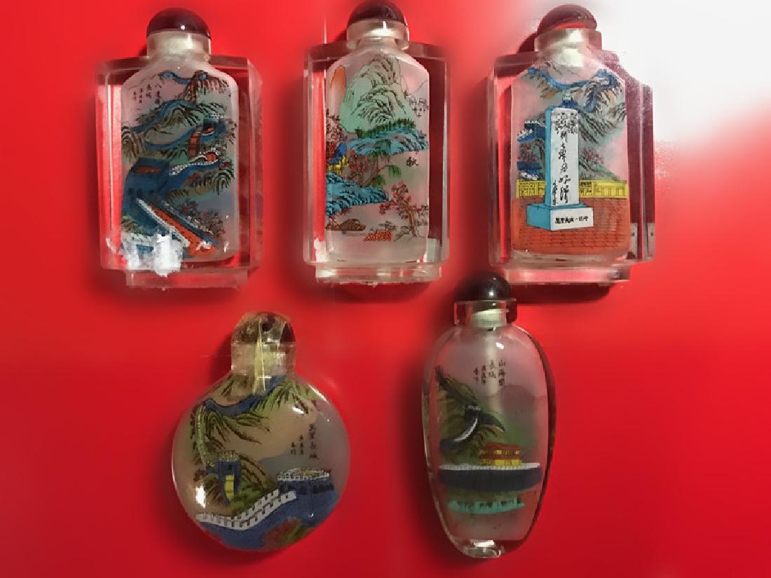 Group of Chinese Inside Painted Glass Snuff Bottle (1 of 3)