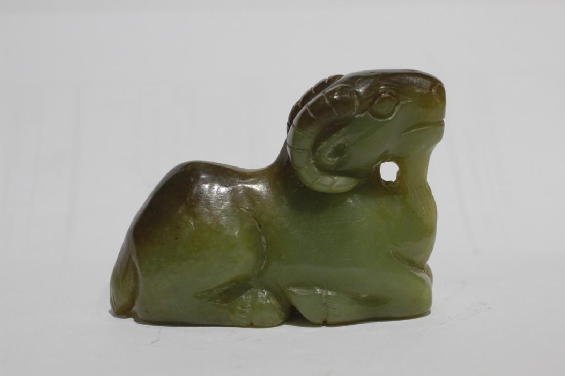 Chinese Jade Carved Sheep (1 of 6)