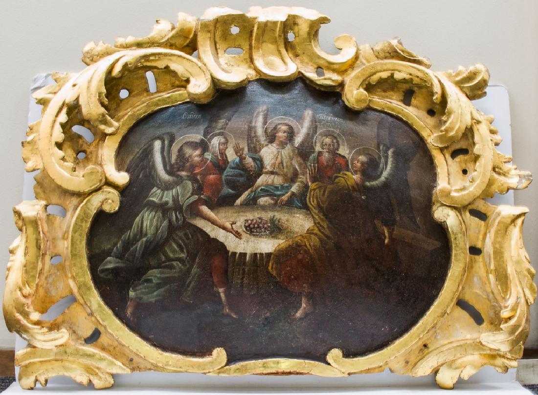 Russian Icon of Old Testament Trinity (1 of 2)